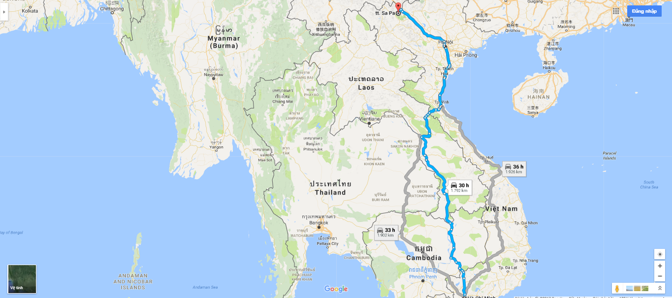 Quang duong hon 1,800km chuyen phat nhanh Sai Gon Sapa
