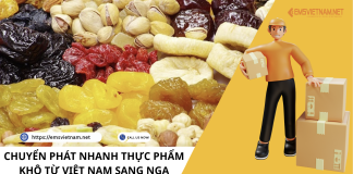 CHUYỂN PHÁT NHANH THỰC PHẨM KHÔ TỪ VIỆT NAM SANG NGA CHUYỂN PHÁT NHANH THỰC PHẨM KHÔ TỪ VIỆT NAM SANG NGA