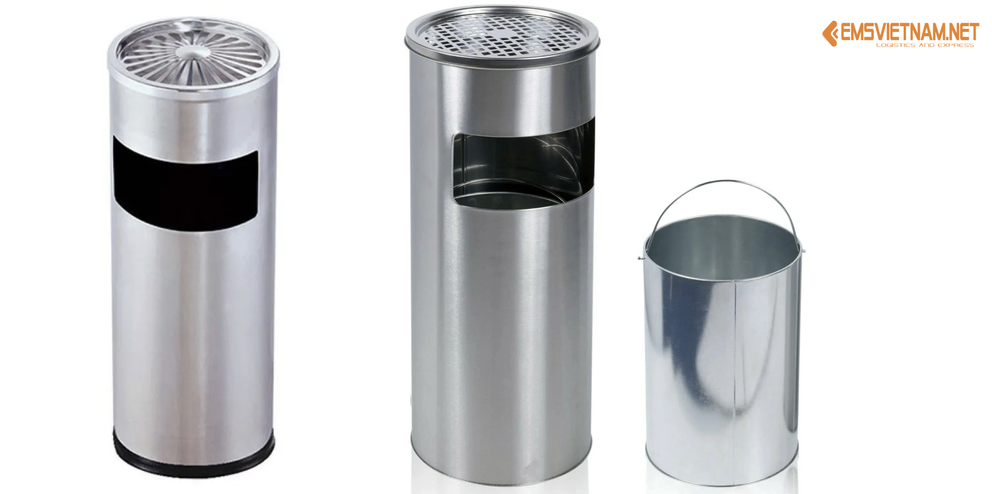 VẬN CHUYỂN THÙNG RÁC INOX TỪ VIỆT NAM SANG NƯỚC MỸ