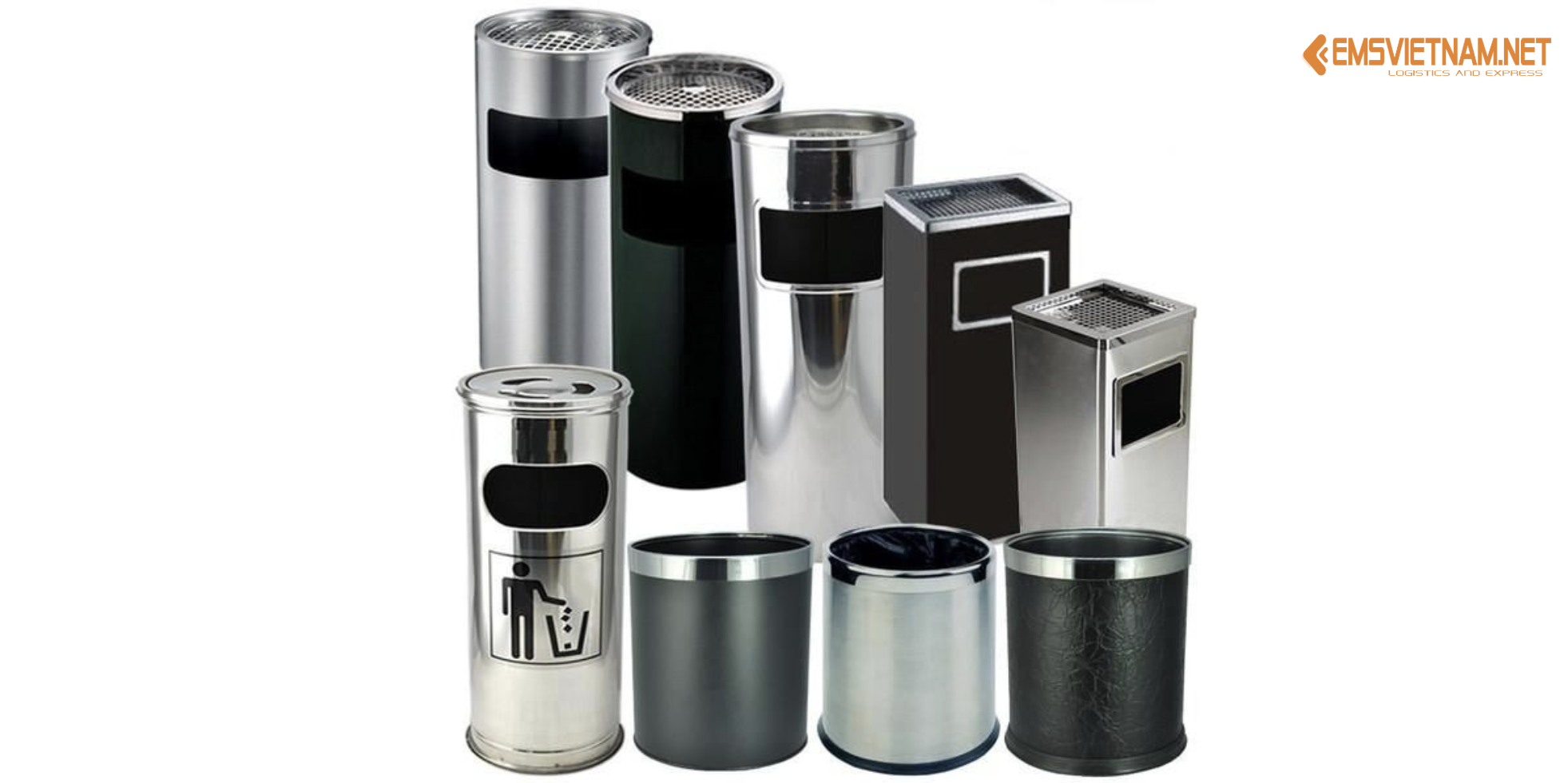 VẬN CHUYỂN THÙNG RÁC INOX TỪ VIỆT NAM SANG NƯỚC MỸ