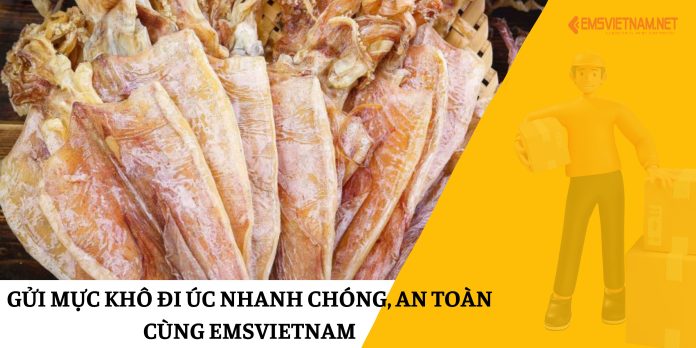 GỬI MỰC KHÔ ĐI ÚC