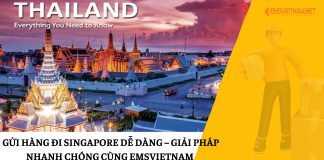 Gửi hàng đi Thái Lan an toàn – Giải pháp nhanh chóng cùng EMSVIETNAM Gửi hàng đi Singapore dễ dàng – Giải pháp nhanh chóng cùng EMSVIETNAM