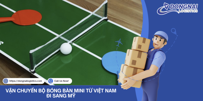 VẬN CHUYỂN BỘ BÓNG BÀN MINI TỪ VIỆT NAM ĐI SANG MỸ