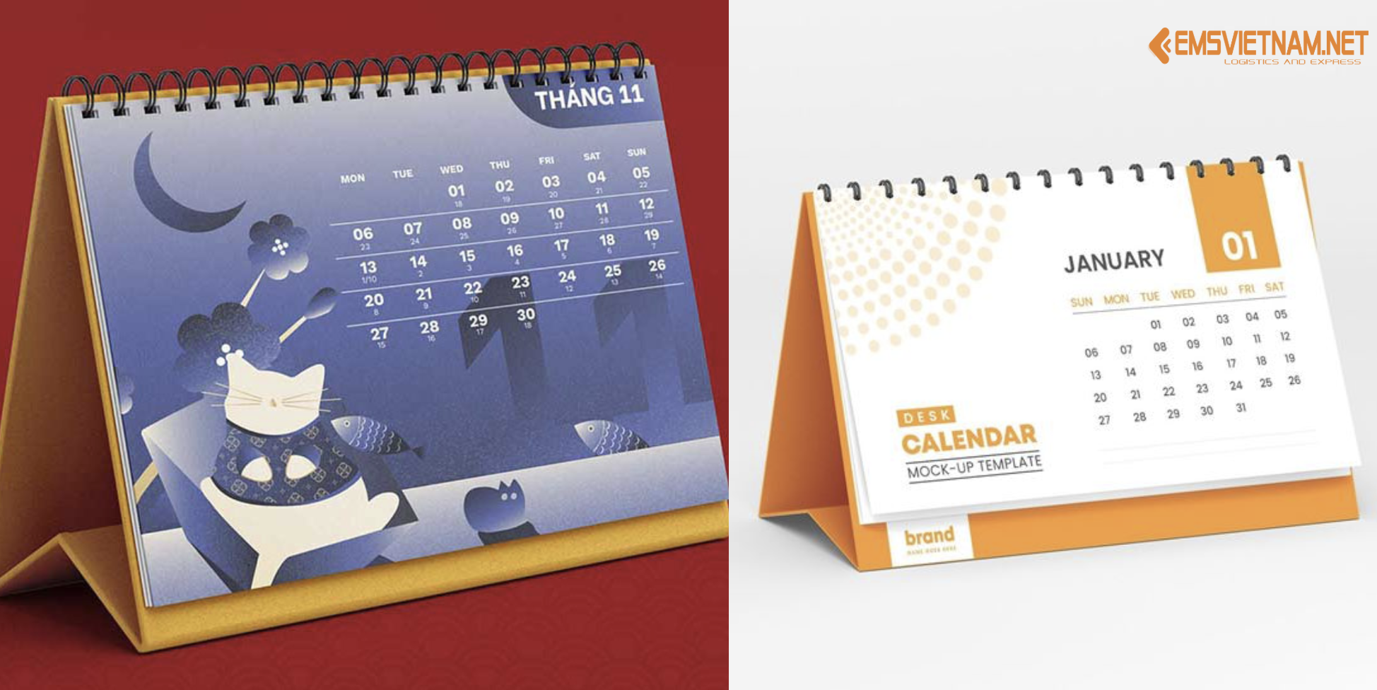 VẬN CHUYỂN LỊCH ĐỂ BÀN TỪ VIỆT NAM SANG NHẬT BẢN