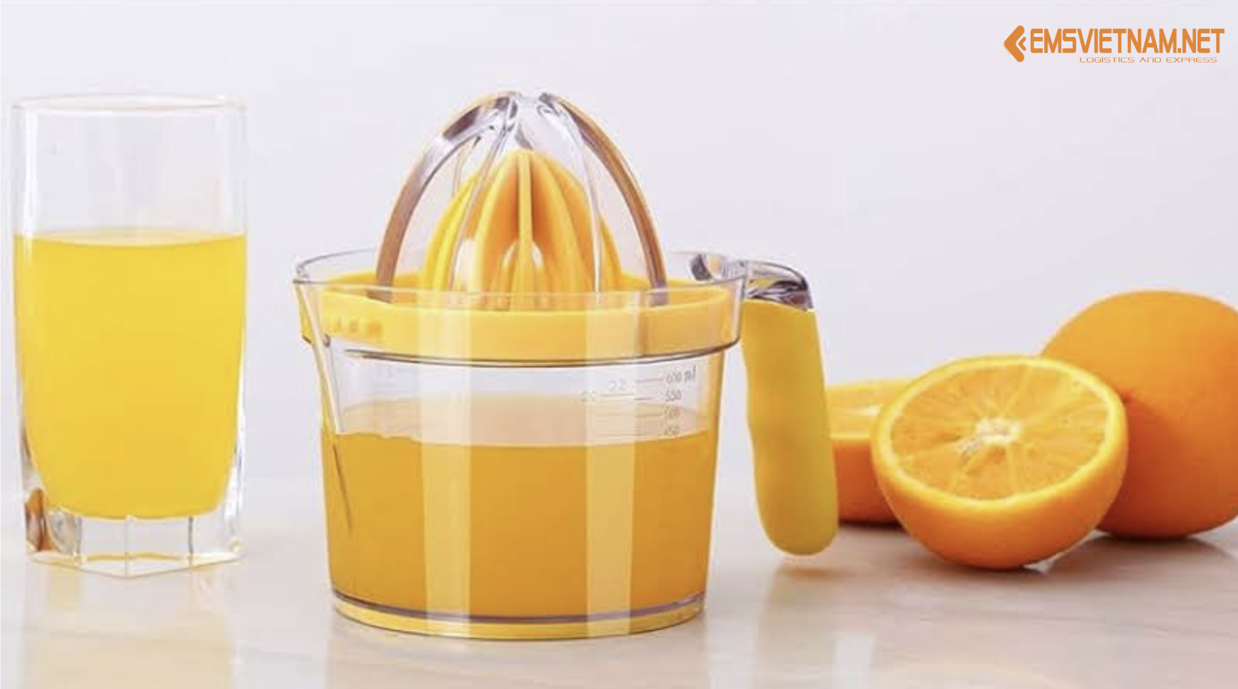 VẬN CHUYỂN BỘ DUNG CỤ VẮT CAM SANG NƯỚC MỸ AN TOÀN, UY TÍN