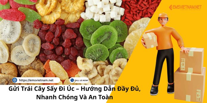 GỬI TRÁI CÂY SẤY ĐI ÚC - HƯỚNG DẪN ĐẦY ĐỦ, NHANH CHÓNG VÀ AN TOÀN
