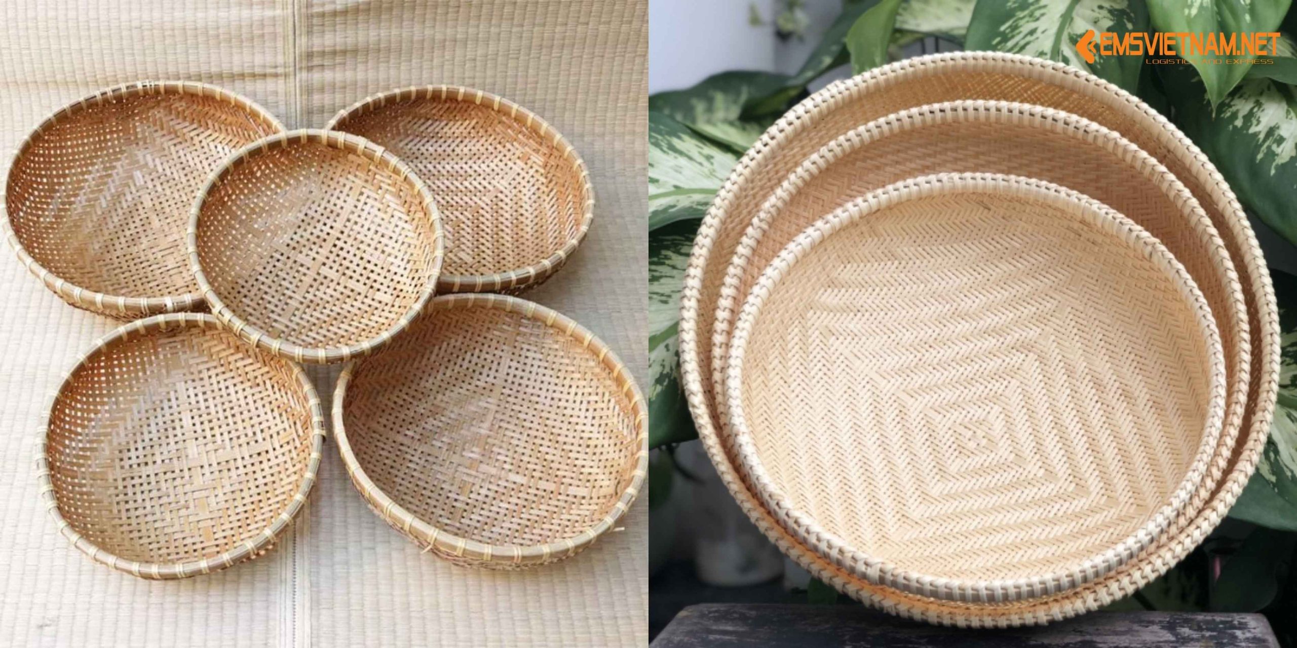 Dịch vụ gửi rổ, rá đan tre sang Nhật Bản – Nhanh chóng, an toàn, đúng quy định