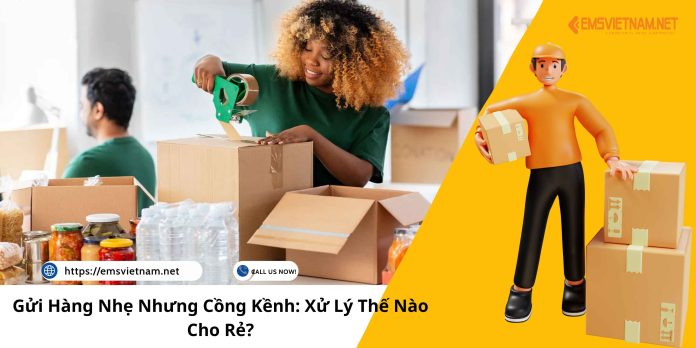 Gửi Hàng Nhẹ Nhưng Cồng Kềnh: Xử Lý Thế Nào Cho Rẻ?