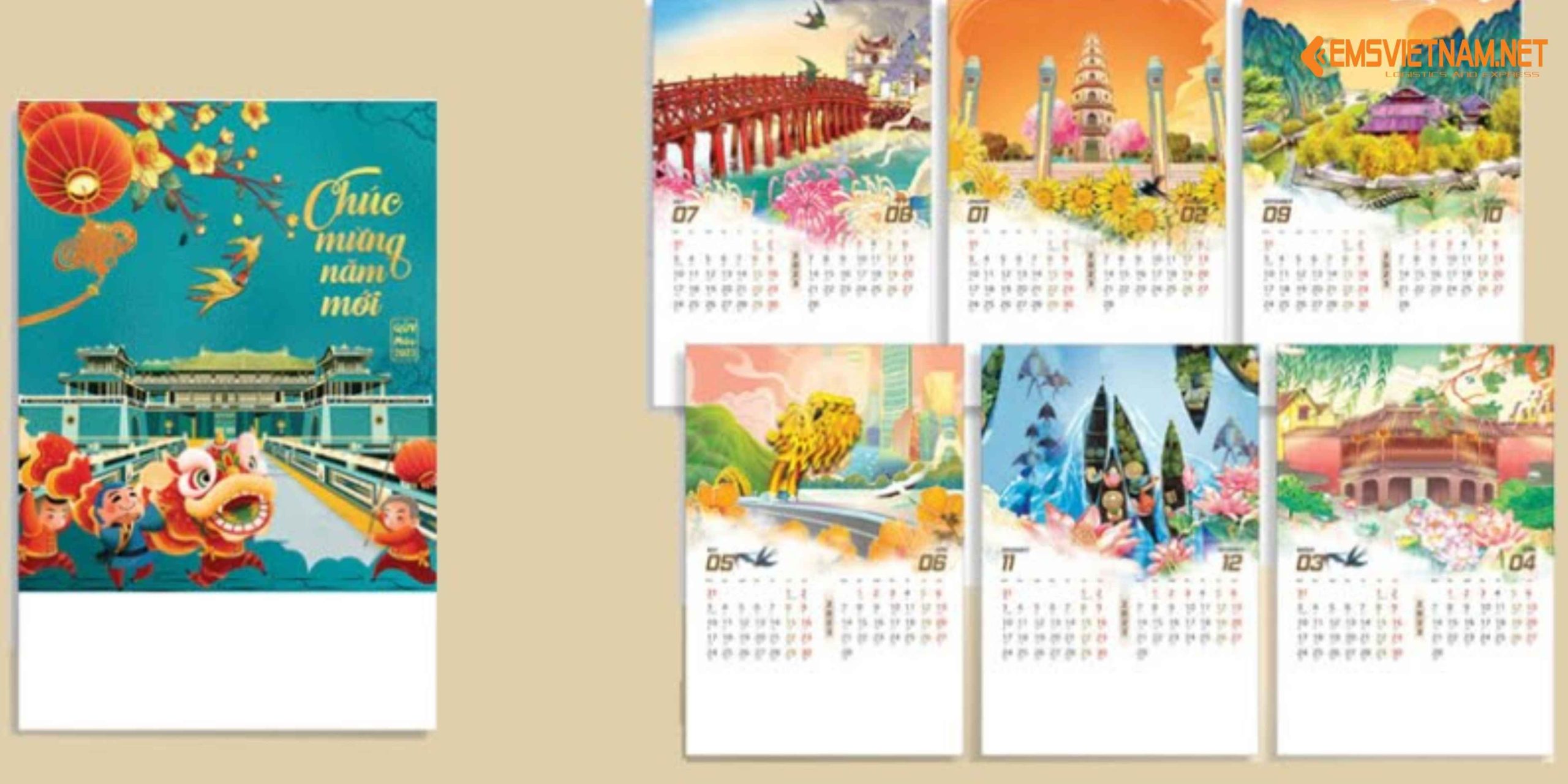 GỬI LỊCH TẾT TỪ VIỆT NAM SANG HÀN QUỐC – GIẢI PHÁP VẬN CHUYỂN NHANH, AN TOÀN, TIẾT KIỆM