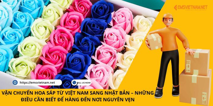 VẬN CHUYỂN HOA SÁP TỪ VIỆT NAM SANG NHẬT BẢN – NHỮNG ĐIỀU CẦN BIẾT ĐỂ HÀNG ĐẾN NƠI NGUYÊN VẸN