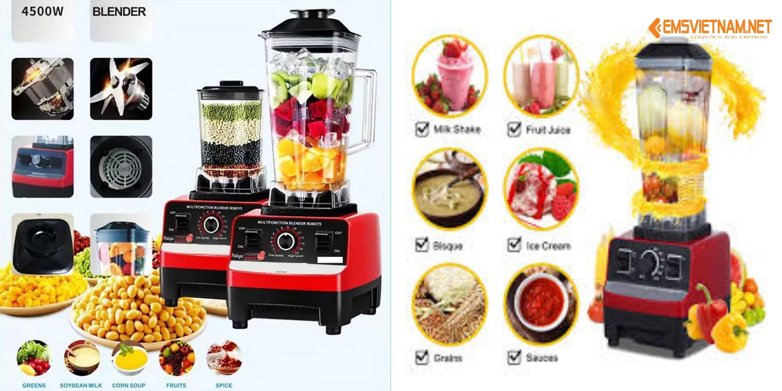 GỬI MÁY XAY SINH TỐ TỪ VIỆT NAM SANG MỸ: HƯỚNG DẪN DỄ HIỂU