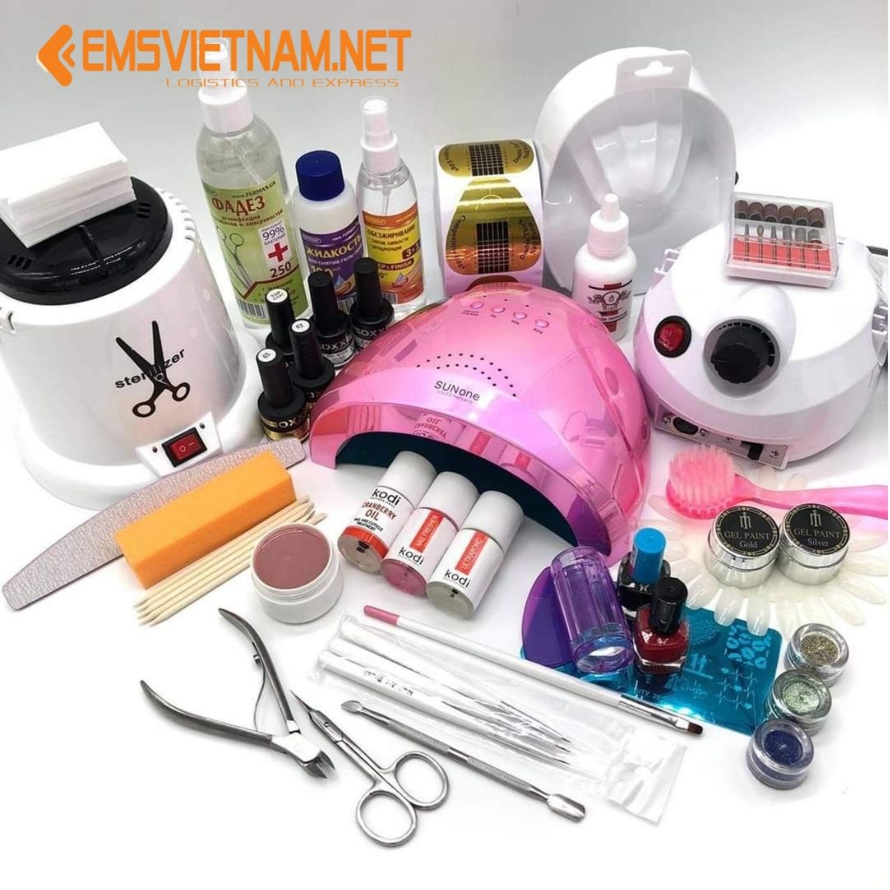 Vận Chuyển Nguyên Liệu Làm Nail Đi Châu Âu