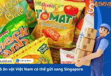 Các loại đồ ăn vặt Việt Nam có thể gửi sang Singapore
