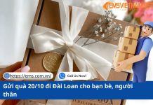 Gửi quà 20/10 đi Đài Loan cho bạn bè, người thân